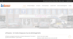 Desktop Screenshot of demenagement-lift-elevateur.be